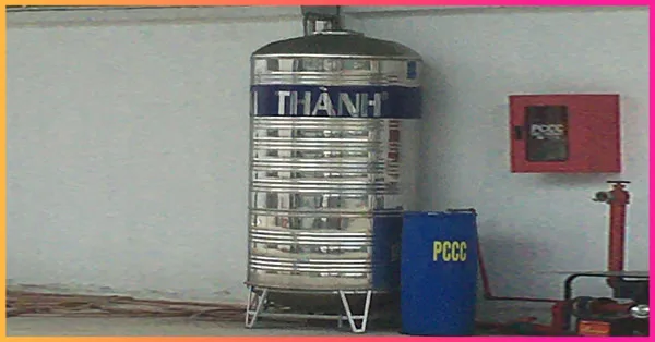 BỒN NƯỚC INOX ĐẠI THÀNH 3000 LÍT ĐỨNG