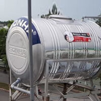 BỒN NƯỚC INOX SƠN HÀ 50 0LÍT NẰM