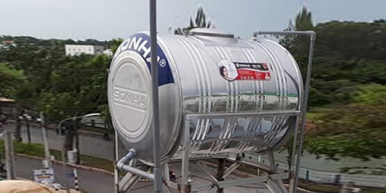 BỒN NƯỚC INOX SƠN HÀ 50 0LÍT NẰM