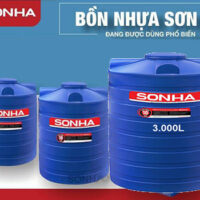 BỒN NHỰA 3.000 LÍT SƠN HÀ