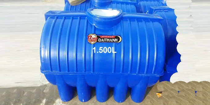 BỒN NHỰA 1500 LÍT NẰM ĐẠI THÀNH