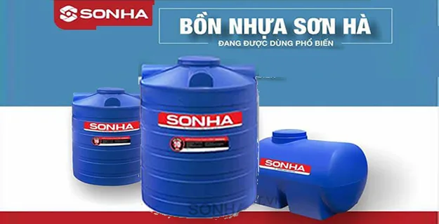 BỒN NHỰA 1.000 LÍT SƠN HÀ