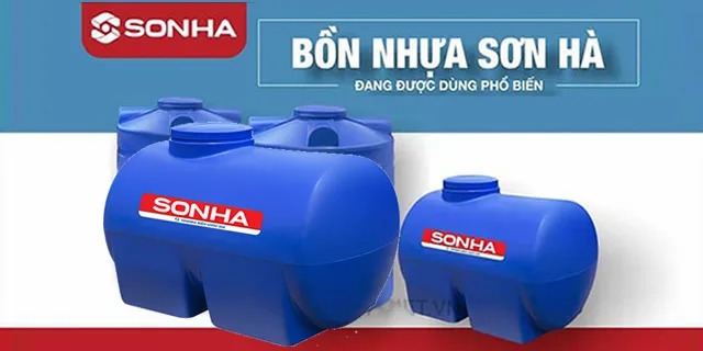 BỔN NHỰA SƠN HÀ LOẠI NẰM NGANG