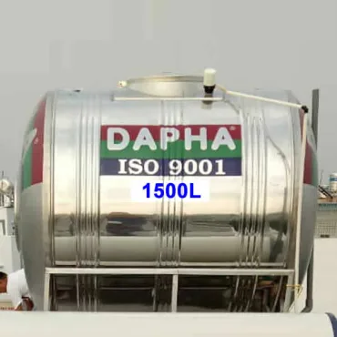 Bồn nước inox 1500l nằn Dapha R