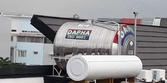 Bồn nước inox Dapha R 2000 lít nằm