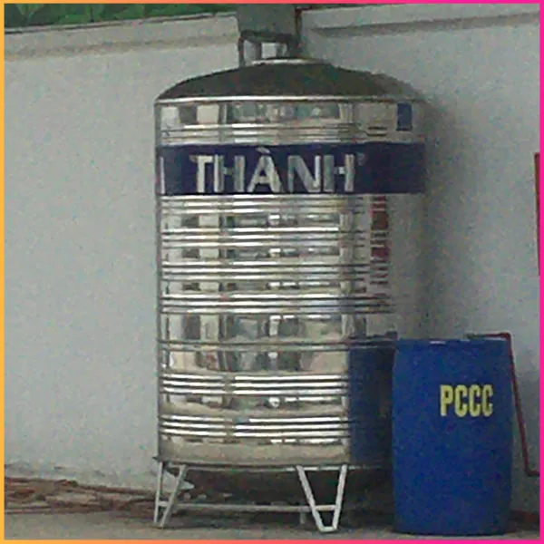BỒN INOX ĐẠI THÀNH 5000L ĐỨNG