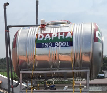 Bồn nước inox Dapha R 500l nằm