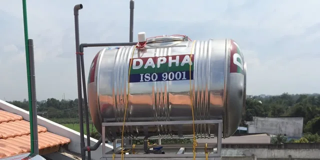 Bồn nước inox Dapha R 500l nằm