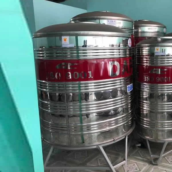 bồn nước inox dapha 1500l đứng