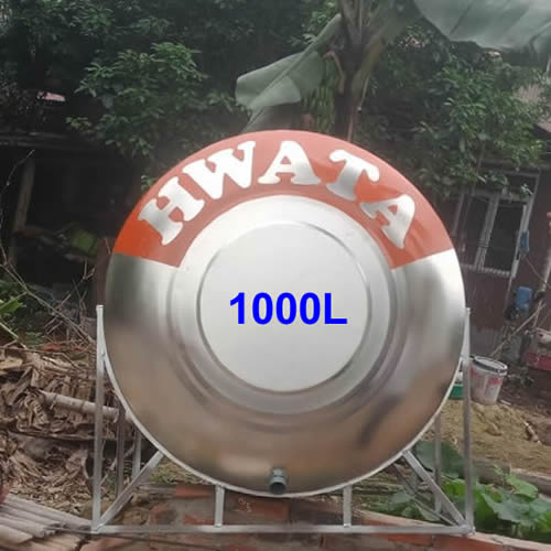 BỒN NƯỚC INOX 1000 LÍT NGANG HWATA
