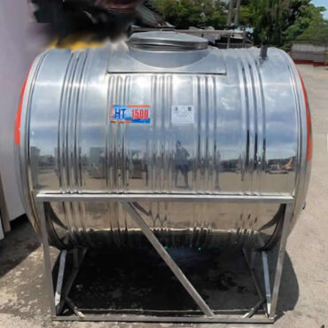 BỒN NƯỚC INOX HWATA 1.500 LÍT NẰM NGANG