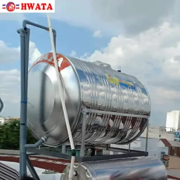 BỒN NƯỚC INOX 700L NẰM HWATA
