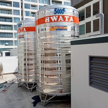 Bồn nước inox 5000L đứng Hwata