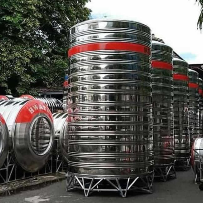 Bồn nước inox Hwata 10000L đứng