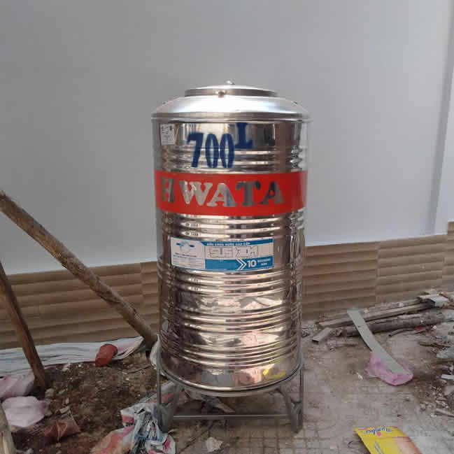 BỒN INOX HWATA 700L ĐỨNG