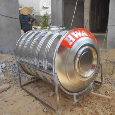 Bồn nước inox Hwata 1000L ngang
