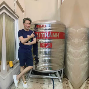 Bồn Inox 316 Đại Thành 1500l đứng