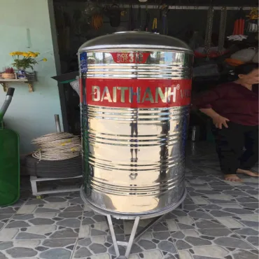 Bồn inox Đại Thành 1000l đứng Vigo