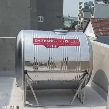 Bồn Inox 316 Đại Thành 1500 lít nằm