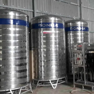 Bồn inox Sơn Hà 5000L đứng