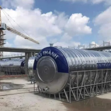 Bồn inox Đại Thành 15m3 ngang