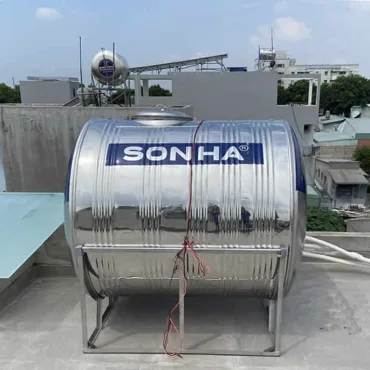 Bồn inox Sơn Hà 1500L ngang