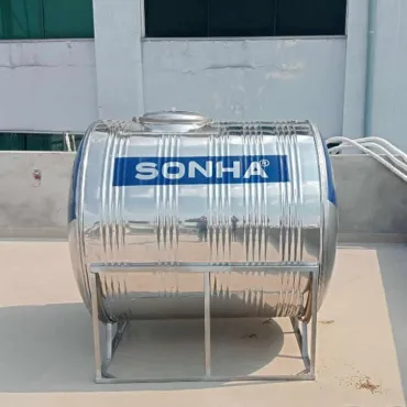 Bồn nước inox Sơn Hà 1.500 lít ngang