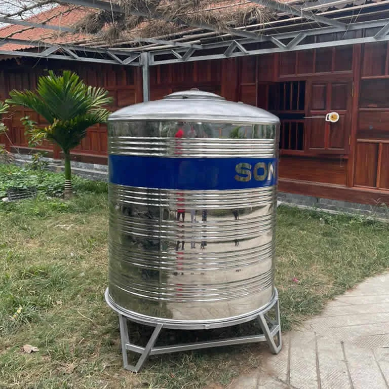 Bồn nước inox 1500L đứng Sơn Hà
