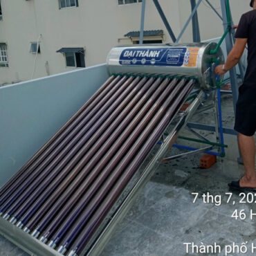 MÁY NƯỚC NÓNG NĂNG LUONG MẶT TRỜI 130 LÍT ĐẠI THÀNH