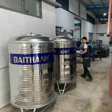 Kích thước Bồn inox Đại Thành 1000 lít đứng
