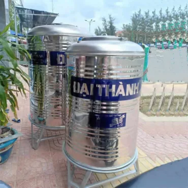 TSKT Bồn nước inox 500l đứng Đại Thành
