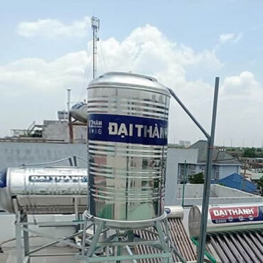BỒN NƯỚC INOX 300 LÍT ĐỨNG ĐẠI THÀNH