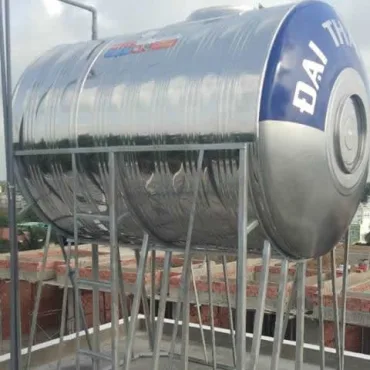 Bồn inox Đại Thành 2000l đứng chân cao 1m