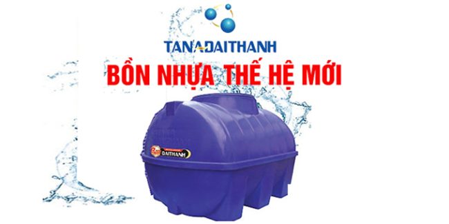 BỒN NHỰA 300L NẰM ĐẠI THÀNH