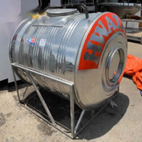 BỒN NƯỚC INOX 1500 LÍT NẰM NGANG HWATA