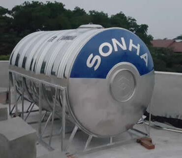 BỒN INOX SƠN HÀ 5000L NGANG