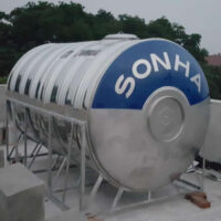 Bồn inox Sơn Hà 5000L ngang