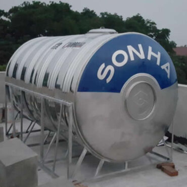 Bồn inox Sơn Hà 5000L ngang