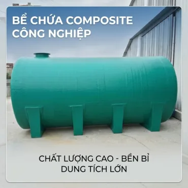 Bồn composite loại ngang 10m3