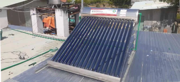 Máy nước nóng năng lượng mặt trời Thái Dương Năng 180 lít Gold