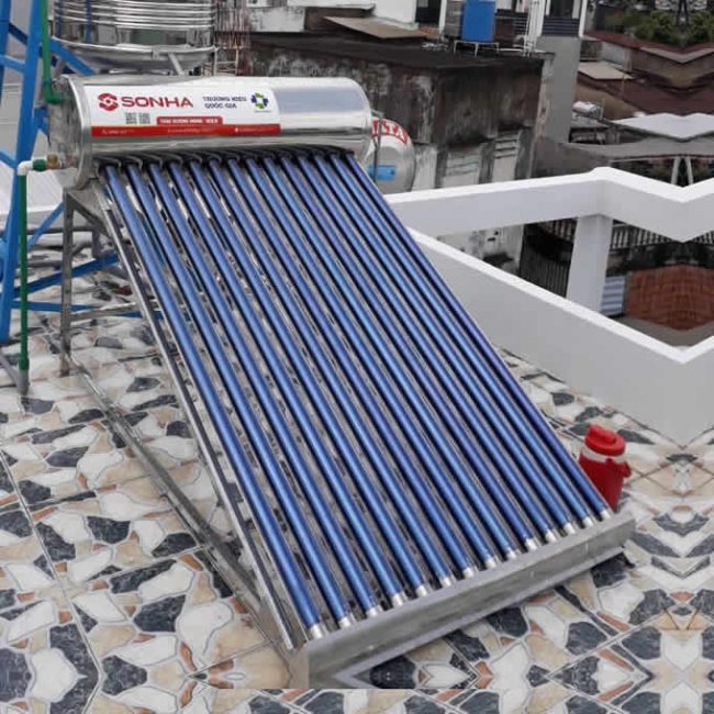 Máy năng lượng mặt trời 140 lít Sơn Hà Gold