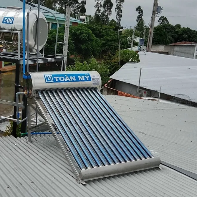 Máy nước nóng mặt trời 140 lít Toàn Mỹ