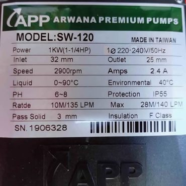 TSKT máy bơm nước APP SW-120