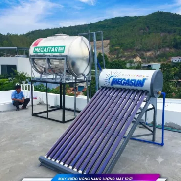 Máy nước nóng năng lượng mặt trời Megasun 120 lít