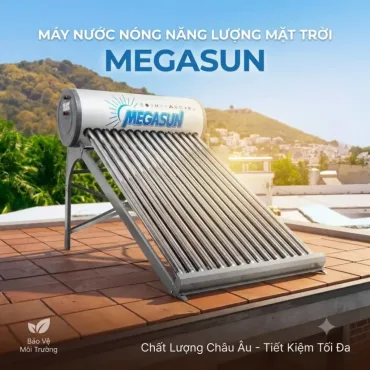 Máy nước nóng mặt trời 160L Megasun G-PPR