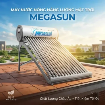 Máy nước nóng mặt trời 190L Megasun G-PPR