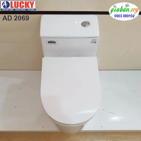 Bàn cầu một khối Lucky AD-2069 - Ảnh 3