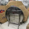 Bàn tròn inox 1 mét Hwata BT10