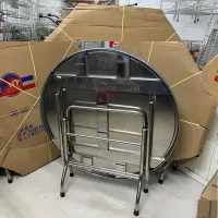 Bàn tròn inox 1 mét Hwata BT10