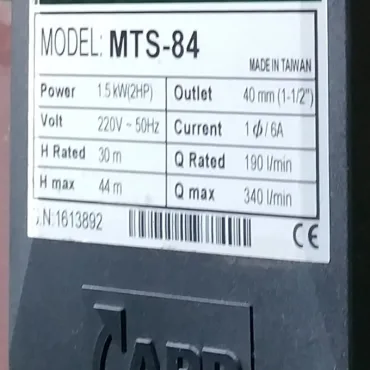 Máy bơm nước đa tầng cánh APP MTS-84